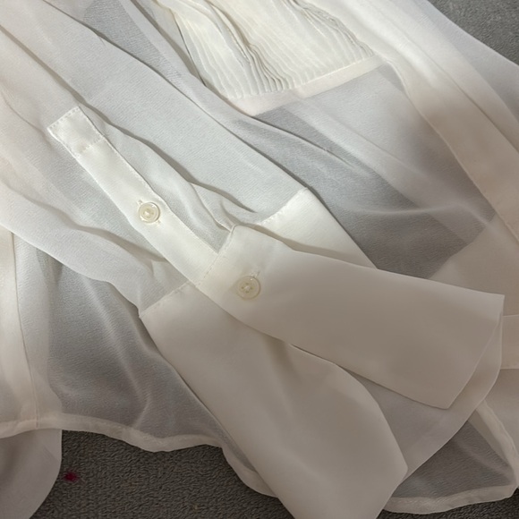 Banana republic silk tuxedo blouse - Picture 10 of 10